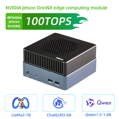 AIBOX-OrinNX 100TOPS AI Big model of edge computing Jetson module NVIDIA