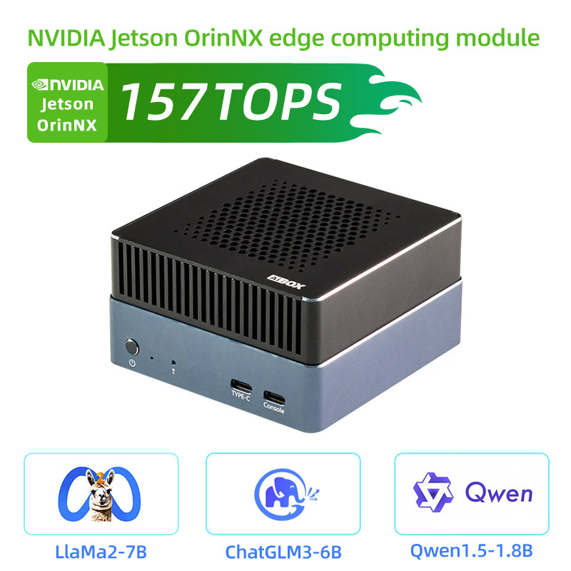 AIBOX-OrinNX 157TOPS AI Edge Computing Large Model Deepseek Deep Learning Nvidia