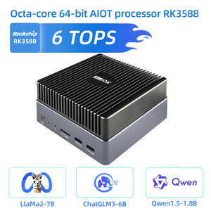 AIBOX-3588 Artificial Intelligence Box 6T Large Model Privatization Deployment Edge Computing Ruixin Micro RK3588