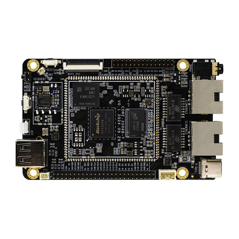 Core-3506JY Industrial core board stamp hole low power consumption low latency PLC gateway Ruixin Micro RK3506J