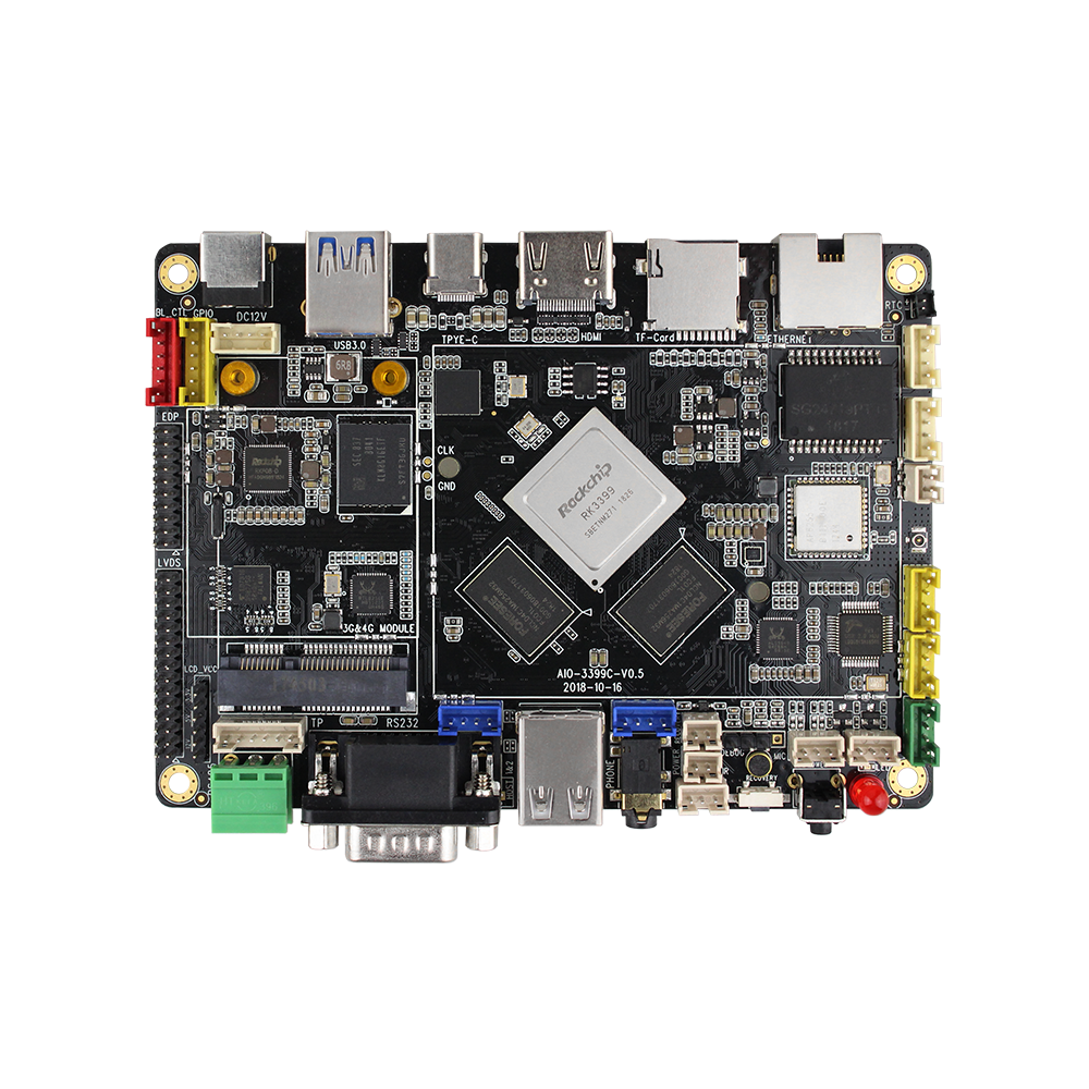 AIO-3399C（AI）Six-Core AI Open Source Main Board