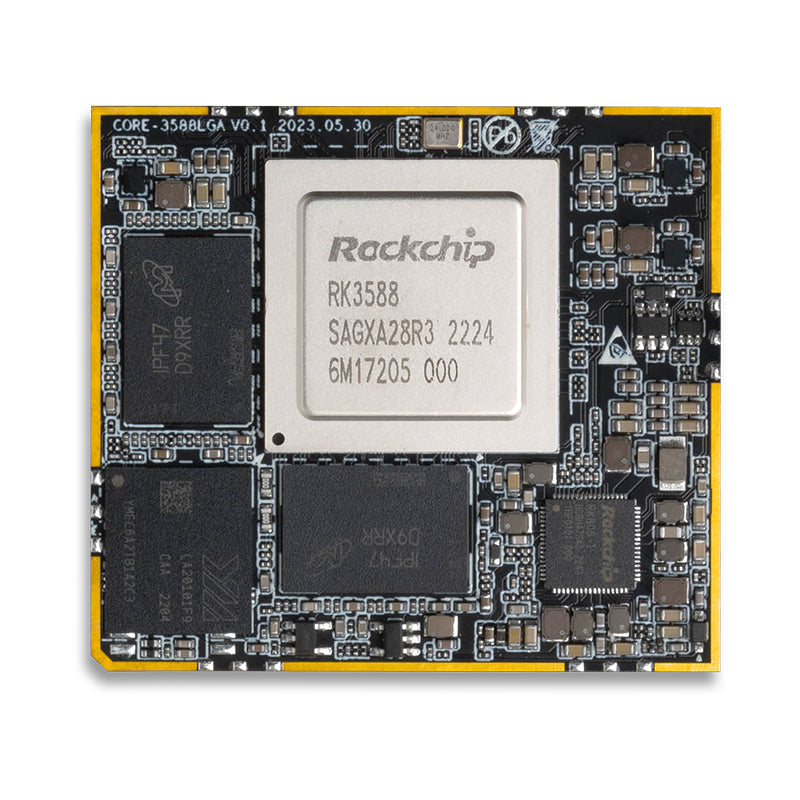 Core-3588L AI Core Board Powered by Rockchip RK3588 LGA package